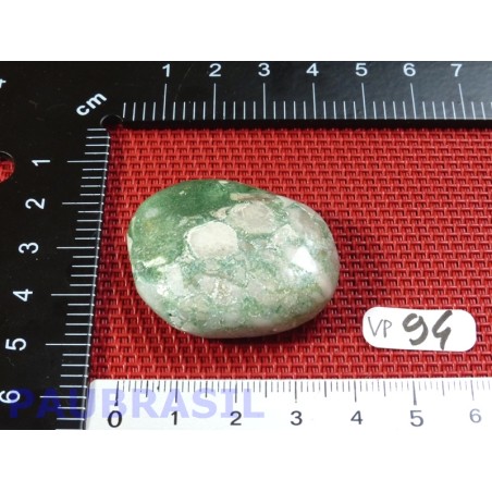 Variscite Utah USA en galet plat 22g