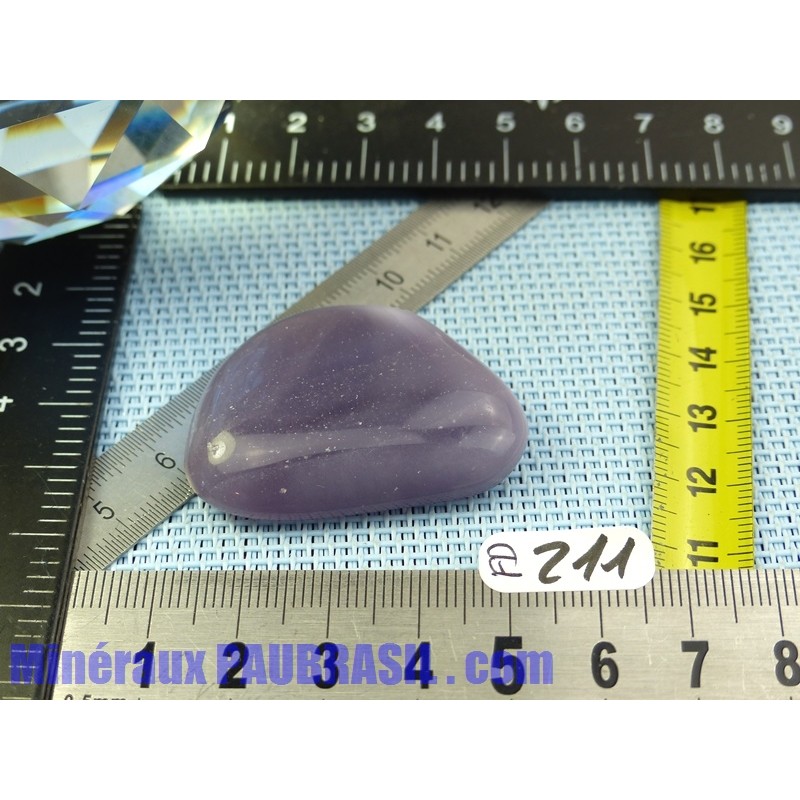 Fluorite mauve de France pierre plate Q Extra 23g