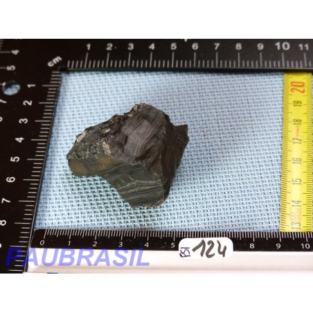 Psilomelane - hydroxyde de manganèse pierre brute 73g
