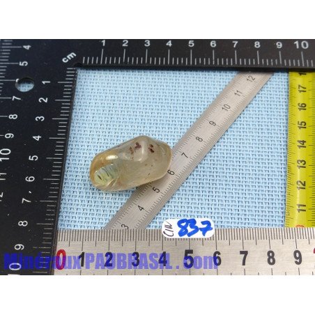 Citrine naturelle pierre roulée de 18g Q Extra