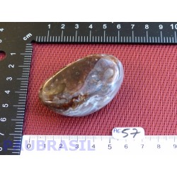 Agate à Eau polie du Bresil 60g Rare