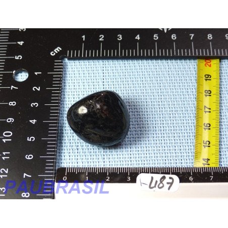 Tourmaline Noire Schorl en Pierre roulée de 35g Q Extra