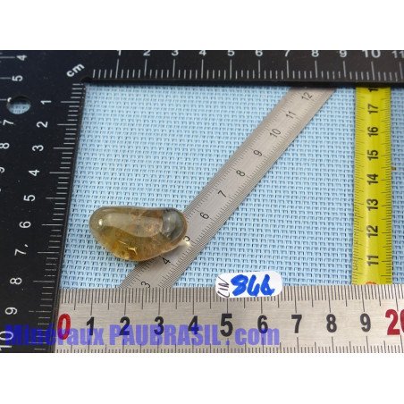 Citrine naturelle pierre roulée de 10g Q Extra