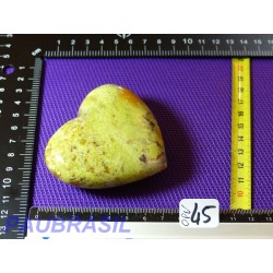 Coeur en Opale Verte Pistache Madagascar 162g