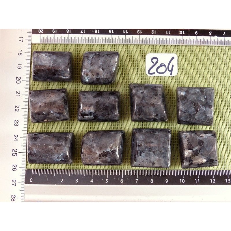 Larvikite Q Extra Pierre Roulée à l unité de 19 à 21 gr | Minéraux Paubrasil