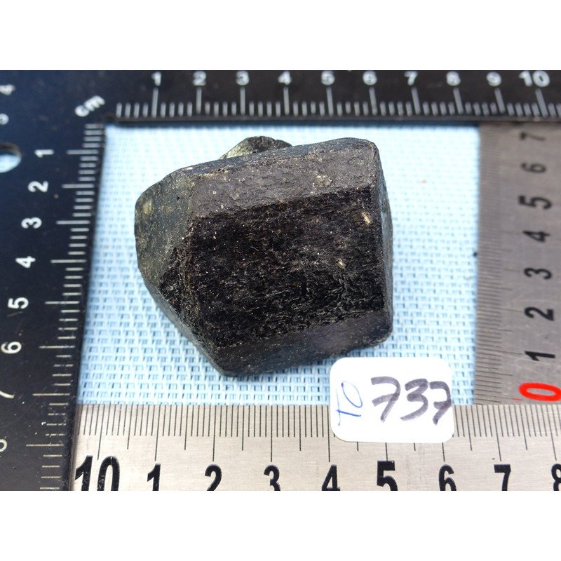 Tourmaline Noire Schorl Inde en Pierre Brute Biterminée Q Extra 120gr50