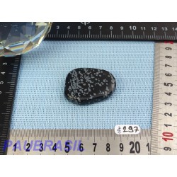 Obsidienne Flocon de Neige en Pierre Plate 21g