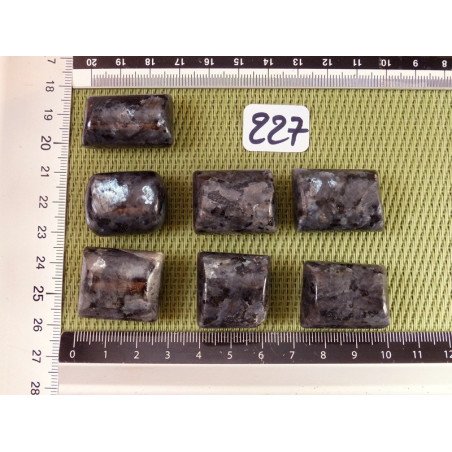 Larvikite Q Extra Pierre Roulée à l unité de 17 à 18 gr | Minéraux Paubrasil