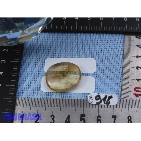 Citrine en mini pierre plate 6g