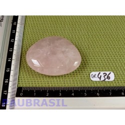 Quartz rose en pierre plate 33g