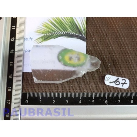 Ulexite tronçon deux faces polies 50g USA
