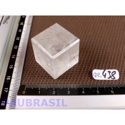 Cube poli en Quartz Brésil 40g 25mm