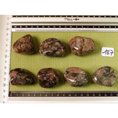 Liberite Pierre Roulée à l unité de 46 à 50 gr | Minéraux Paubrasil