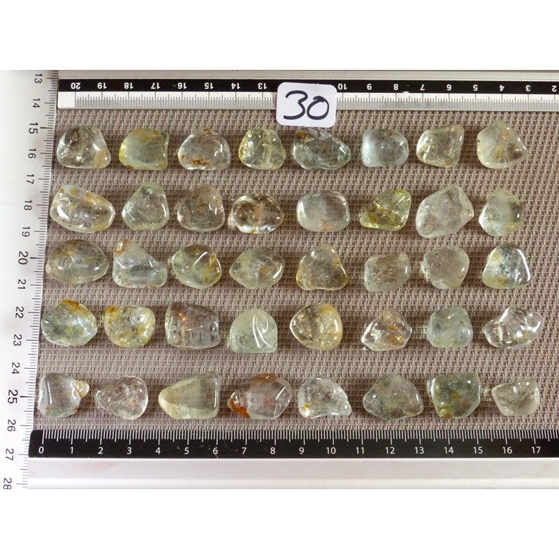 Topaze Naturelle Q Extra Pierre Roulée à l unité de 5 à 6 gr | Minéraux Paubrasil