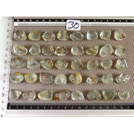 Topaze Naturelle Q Extra Pierre Roulée à l unité de 5 à 6 gr | Minéraux Paubrasil