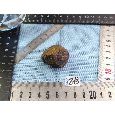 Onyx noir du Brésil en pierre brute de 32gr50