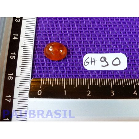 Cabochon Grenat Hessonite qualité Gemme 0gr90 Sri Lanka