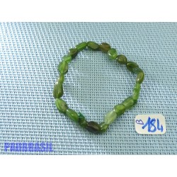 Bracelet Jade Jadeite en mini pierres roulées - grains Q Extra