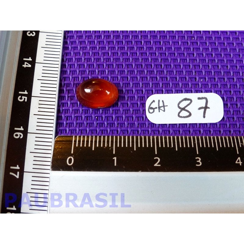 Cabochon Grenat Hessonite qualité Gemme 0gr80 Sri Lanka