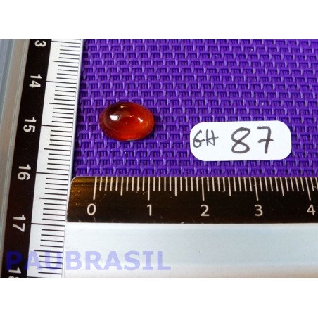 Cabochon Grenat Hessonite qualité Gemme 0gr80 Sri Lanka