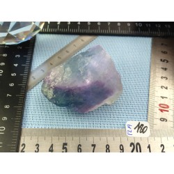 Fluorite ou fluorine multicolore Q Extra pierre brute 135g