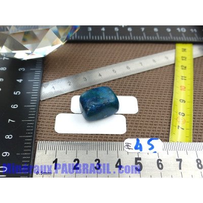 Pierre d'Eilat en pierre roulée Q Extra 8g RARE