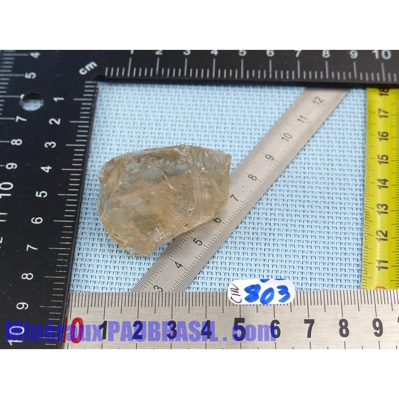 Citrine naturelle brute massive Q Extra 43g