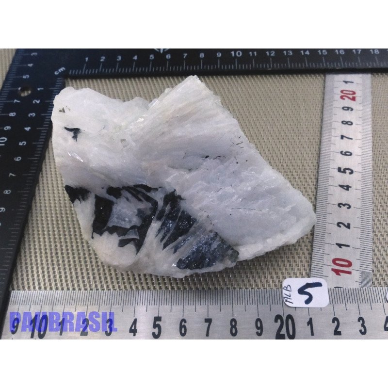 Albite Tourmaline du Brésil en pierre brute 408g