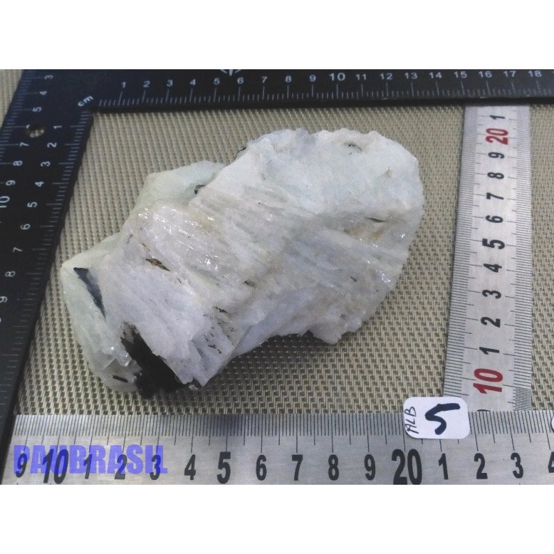 Albite Tourmaline du Brésil en pierre brute 408g