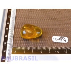 Fluorite fluorine jaune pierre roulée Q Extra 15g