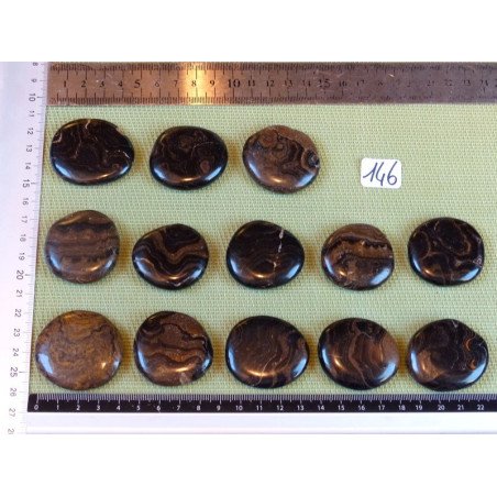 Stromatolite Pierre Plate à l unité de 23 à 26 gr | Minéraux Paubrasil