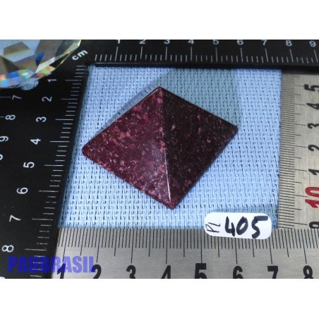 Pyramide en Porphyre Imperial 39mm base 45g