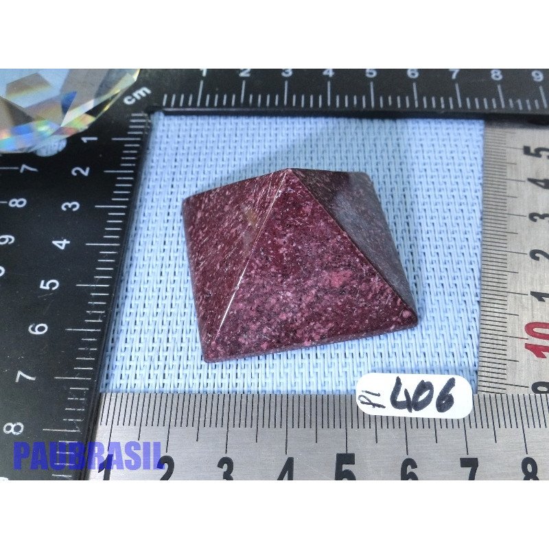 Pyramide en Porphyre Imperial 39mm base 46g