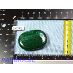 Malachite en pierre plate Q Extra 43gr
