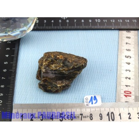 Ambre bleu de Sumatra pierre brute Q Extra 34g