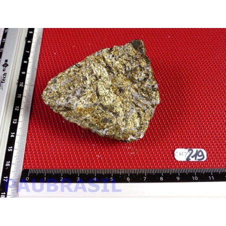 Chalcopyrite du Maroc en Pierre Brute 296g