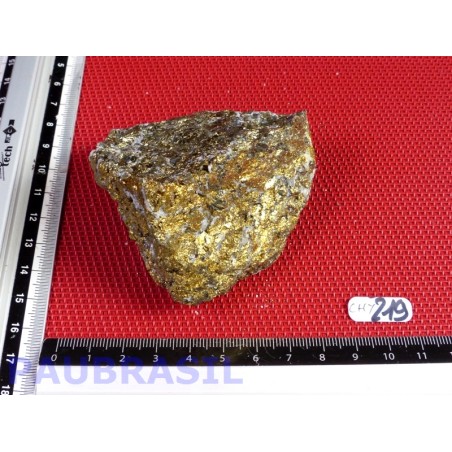 Chalcopyrite du Maroc en Pierre Brute 296g