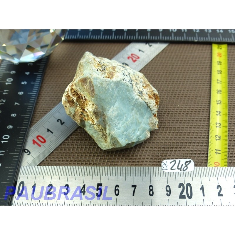 Turquoise de Madagascar en Pierre Brute non traitée 149gr Rare