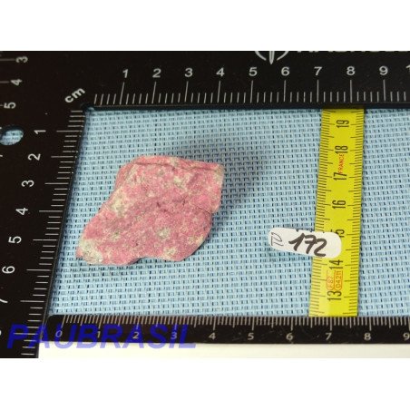 Thulite - zoïsite rouge en pierre brute de 30g