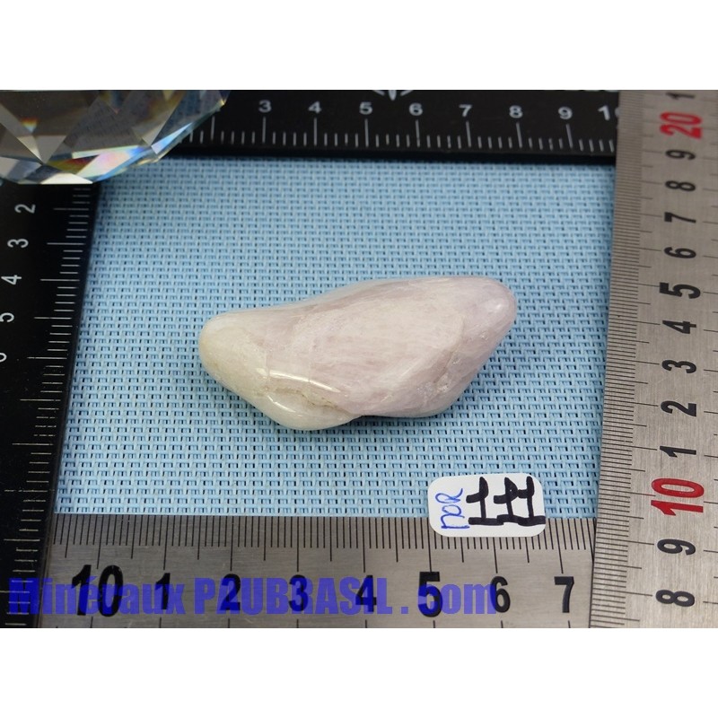 Morganite (béryl rose) en pierre semi roulée 33g