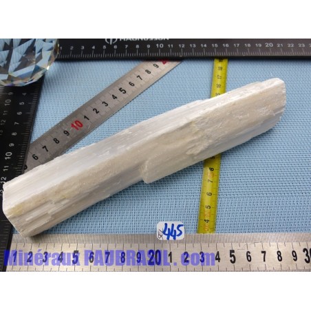 Selenite - Gypse fibreux en pierre brute de 528g