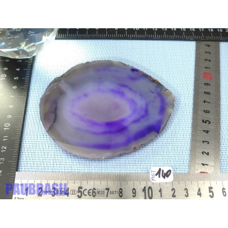 Tranche d agate teintée 126g