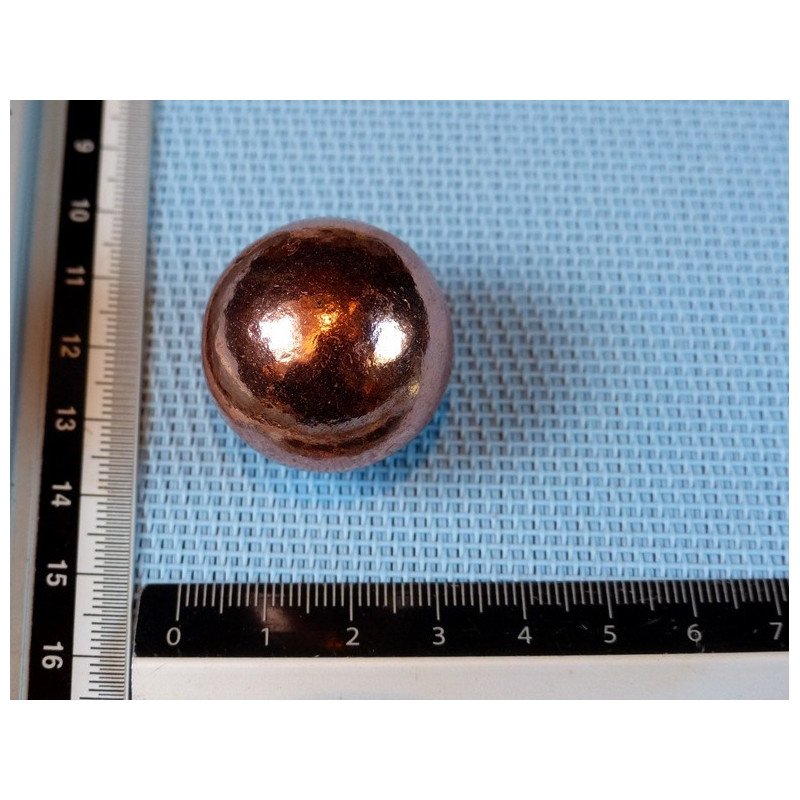 Cuivre sphère de 3 cm diamètre | Minéraux Paubrasil