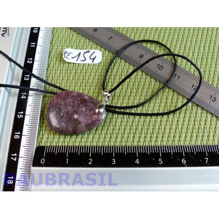 Pendentif Lépidolite mini pierre plate 6g