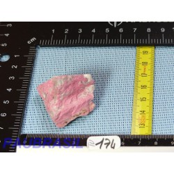 Thulite - zoïsite rouge en pierre brute de 37g
