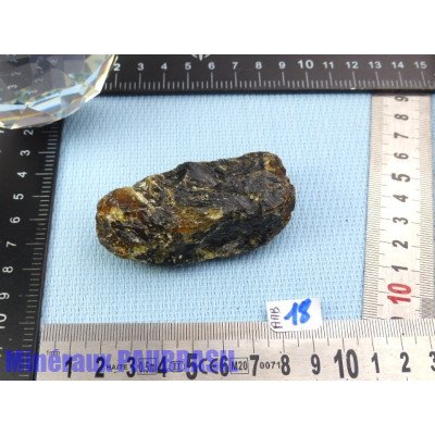 Ambre bleu de Sumatra pierre brute Q Extra 35g