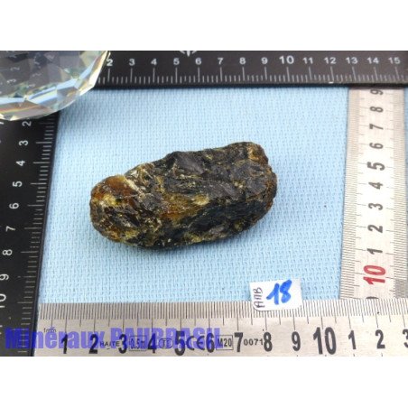 Ambre bleu de Sumatra pierre brute Q Extra 35g