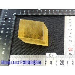 Calcite Optique Miel en pierre polie 186g