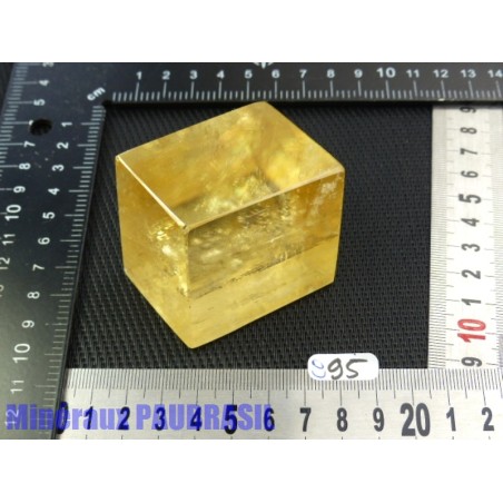 Calcite Optique Miel en pierre polie 186g