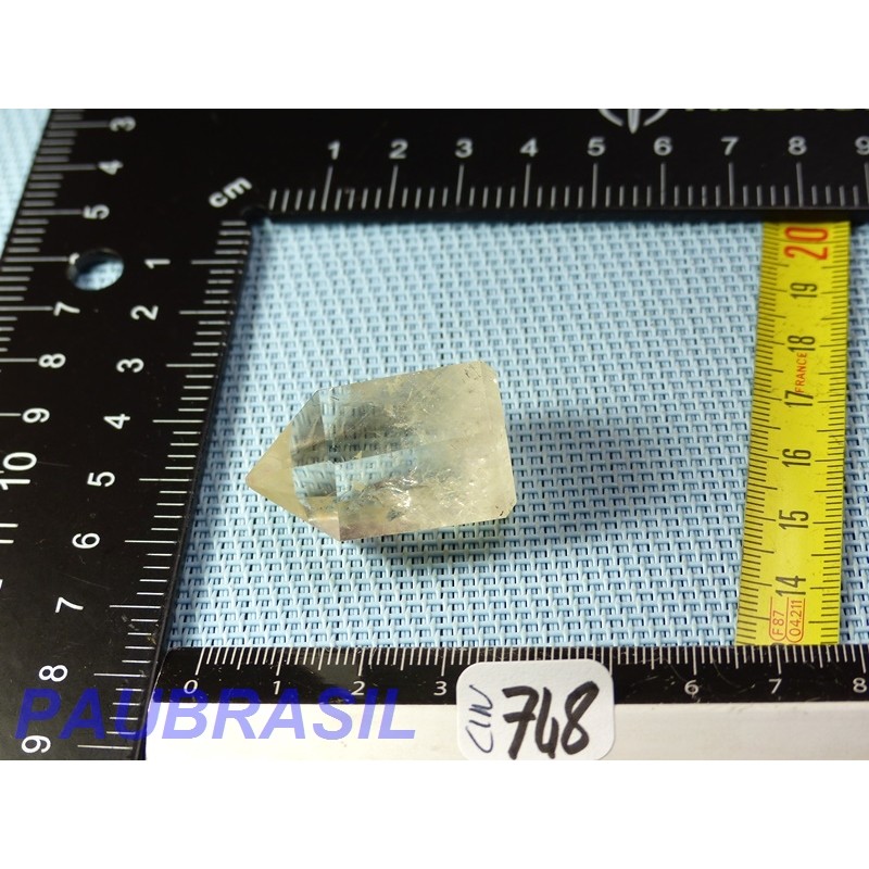 Pointe surfacée de Quartz citrin du Congo 21g